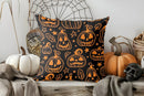 Cozy Halloween Library Pillow Cover for Sofa, Bedroom & Car by Axyaa