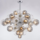 Axyaa Nordic Glass Bubble Chandelier for Bedroom and Dining Room Lighting