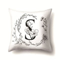 Nordic Style Letter Wreath Pillow Cover by Axyaa - Home Decor Essential