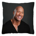 Dwayne Johnson Rock Face Cushion Cover for Sofa by Axyaa - Home Decor Pillowcase