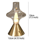 Axyaa Rechargeable Table Lamp Lantern - Nordic Design, Warm White Light