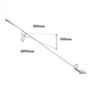 Axyaa Adjustable Swing Arm LED Wall Lamp for Bedroom, Living Room, and Study