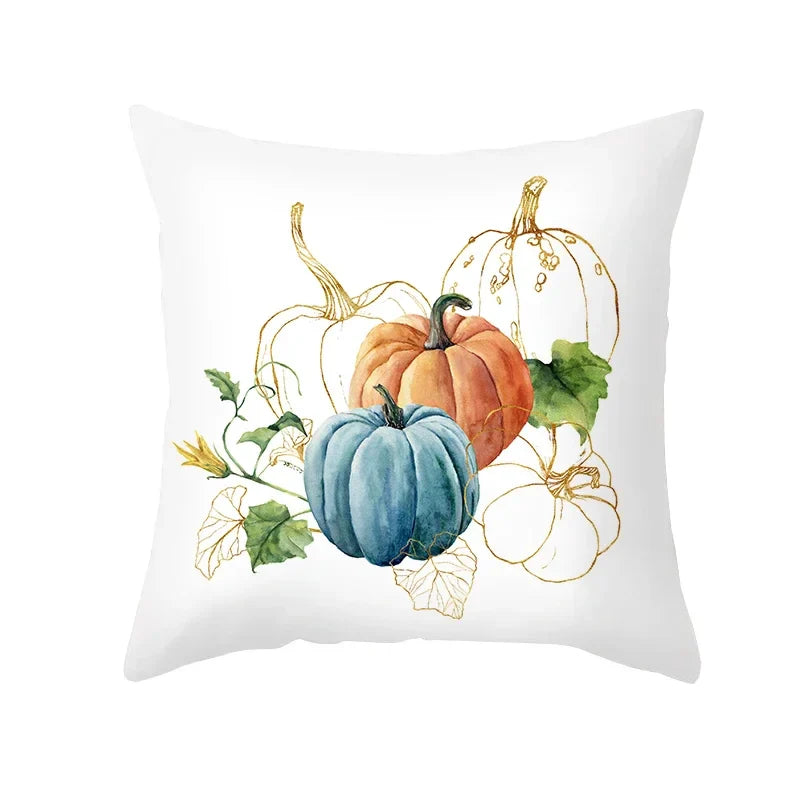 Autumn Maple Leaf Cushion Cover - Axyaa Home Decor Pillows