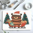 Axyaa Diatom Mud Kitchen Drain Pads, Christmas Tree Absorbent Tableware Mat
