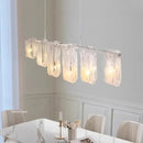 Axyaa Glass Ribbon Chandeliers: Luxury Pendant Lights for Villa Living Room & Bedroom