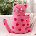 Axyaa Pink Cat Plush Hugging Pillow - Kids Stuffed Kitten Toy