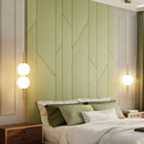Axyaa Glass Ball LED Chandelier for Nordic Bedroom, Modern Minimalist Design