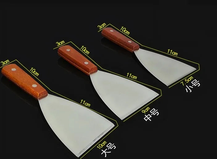 Axya Stainless Steel Pizza Shovel Spatula with Wooden Handle