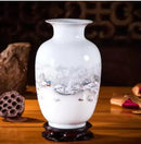 Axyaa Ceramic Vases: Modern Home Decor, Elegant Flower Arrangement for Living Room or TV Cabinet