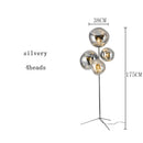 Axyaa Minimalist LED Floor Lamp with Remote Control Dimming for Living Room, Bedroom, Study