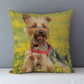 Axyaa Schnauzer Decorative Cushion Cover 45x45cm Cozy Couch Pillow Square Bed Linen Fabric
