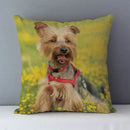Axyaa Schnauzer Decorative Cushion Cover 45x45cm Cozy Couch Pillow Square Bed Linen Fabric