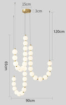 Axyaa Nordic LED Pendant Chandelier Home Decor Lighting Fixture