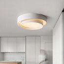 Axyaa Modern Circle Chandelier Ceiling Light with Remote Control