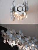 Axyaa Reflective Stainless Steel Pendant Light for Restaurant and Bar Tables