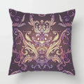 Axyaa Baroque Geometric Throw Pillow Case, Elegant Vintage 45X45CM Cushion Cover for Home