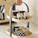 Axyaa 2-Tier Perfume & Cosmetics Organizer Tray for Desktop Dressing Table