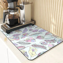 Silicone Leaves Pattern Table Placemat Coaster Set for Axyaa-Kitchen & Car