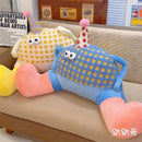 Axyaa Bigfoot Waist Cushion: Cozy Sofa Decor & Headrest Pillow, Ideal Gift for Girls