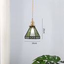 Axyaa Glass LED Pendant Lights Copper Nordic Style Modern Hanging Lamp