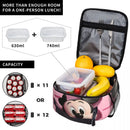 Axyaa Mickey Mouse Insulated Lunch Bag - Portable Thermal Food Container