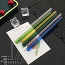 Axyaa 12mm Glass Straw Set for Bubble Tea Milk Smoothies Cocktails