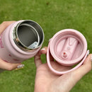 Axyaa Bow Thermos: 800ml Stainless Steel Insulated Vacuum Travel Tumbler