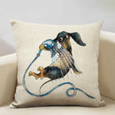 Axyaa Constellation Cartoon Dachshund Dog Pillow Case: Children's Bedroom Decor