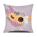 Axyaa Cartoon Animals Portrait Cushion Cover 45x45cm