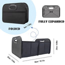 Axyaa Collapsible Car Trunk Organizer: Large Capacity, Portable, Multi-Functional Storage Solution