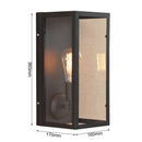 Axyaa Vintage Farmhouse Wall Sconce for Indoor Lighting in Restaurants and Bars