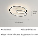Axyaa Modern LED Ceiling Light - Artistic Nordic Minimalist Design for Home Interior