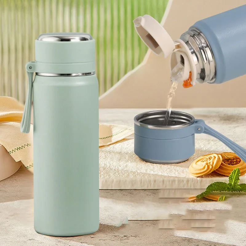 Axyaa Stainless Steel Vacuum Flask Cold&Hot Cup Double Wall Thermal Travel Mug
