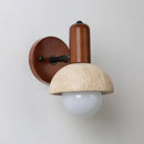 Axyaa Yellow Travertine LED Wall Lamp - Nordic Style Up Down Rotate Stair Light