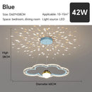Axyaa Starry Sky Projection Pendant Light for Girls Bedrooms & Living Rooms