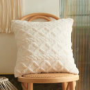 Axyaa Short Plush Boho Pillowcases 45x45cm - Soft Cushion Cover for Home Decor