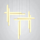 Axyaa Gold Acrylic Chandelier for Home Decorandeliers