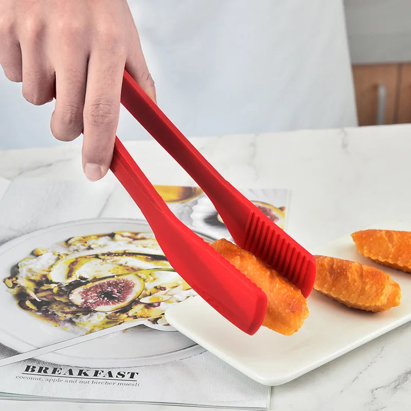 Axyaa Silicone Non-Slip Food Tongs - Versatile Cooking Utensil for Home