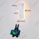 Axyaa Adjustable Angle Wall Lamp with USB Rechargeable Socket