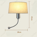 Axyaa LED Bedhead Wall Light Adjustable Angle Spotlight for Study and Living Room