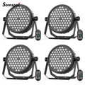 Axyaa 72LED RGB LED Par Light with DMX Remote Control for Stage Lighting
