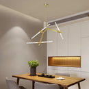 Nordic Branch LED Chandelier, Gold Luxury Lighting for Home Decor - Axyaa