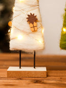 Axyaa Wooden Christmas Ornaments Fawn Snowman Star - Holiday Home Decor