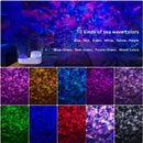 Axyaa Ocean Wave Projector Night Light: 10 Color Waves, 6 Films, 360 Rotation, Timer