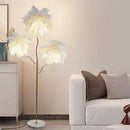 Axyaa Modern Luxury Feather Floor Lamp for Home Decor and Office Lighting
