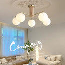 Axya Copper Living Room Chandelier Retro Restaurant Bedroom Study Magic Bean Lamp
