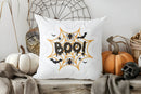 Axyaa Cute Ghost and Pumpkin BOO Pillow Cover for Sofa and Bedroom