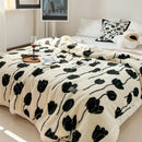 Axyaa Cotton Jacquard Blanket Quilt | Thick Winter Blanket | Multi-functional & Cozy