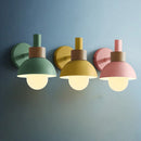 Axyaa Wood Sconce LED Wall Lamp Shade for Modern Indoor Lighting