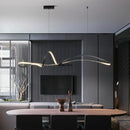 Axyaa Minimalist LED Pendant Lights for Living Dining Room, Bar Ceiling Chandeliers